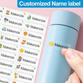 Tiny Tags waterproof transparent name labels for kids
