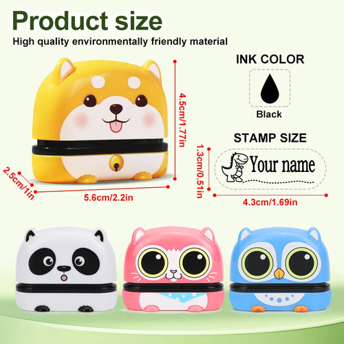 Tiny Tags name stamp character options