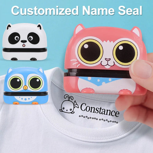 Tiny Tags personalized double-sided name stamp for kids